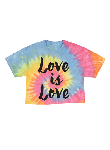 Love is Love Tie Dye Crop