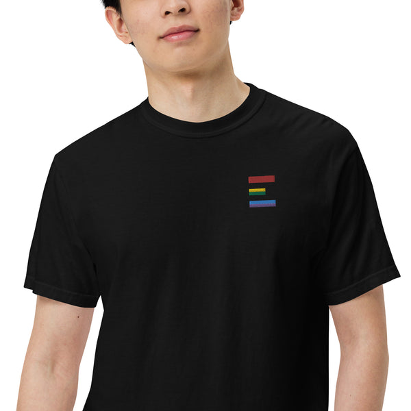 E Logo Rainbow Pigment Tee