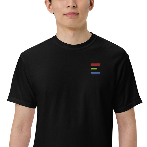 E Logo Rainbow Pigment Tee