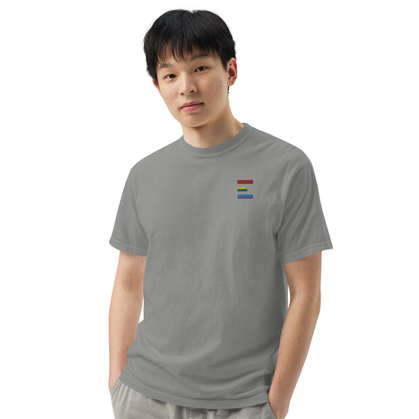 E Logo Rainbow Pigment Tee