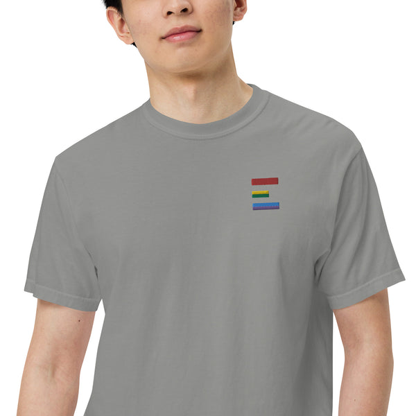 E Logo Rainbow Pigment Tee