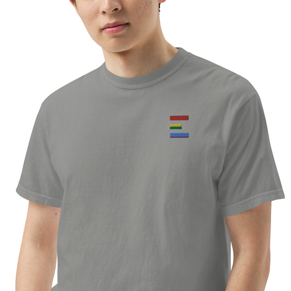 E Logo Rainbow Pigment Tee