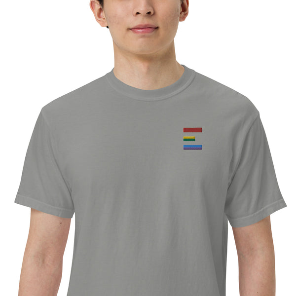 E Logo Rainbow Pigment Tee
