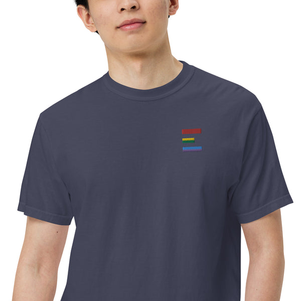 E Logo Rainbow Pigment Tee