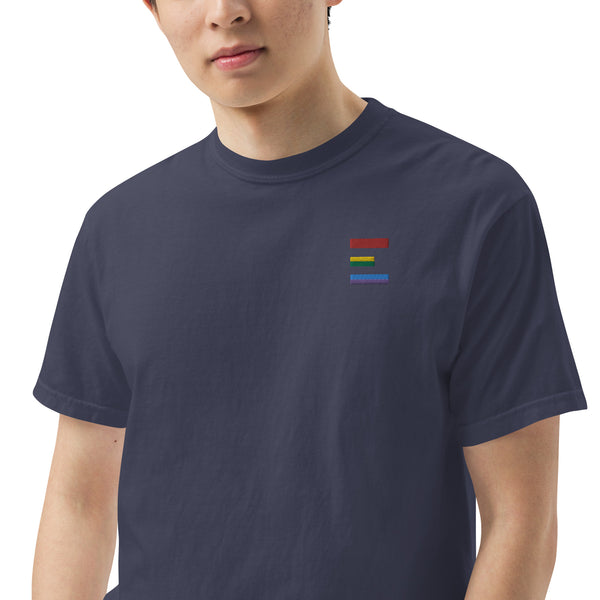 E Logo Rainbow Pigment Tee