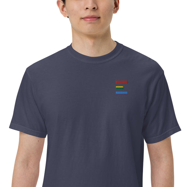 E Logo Rainbow Pigment Tee