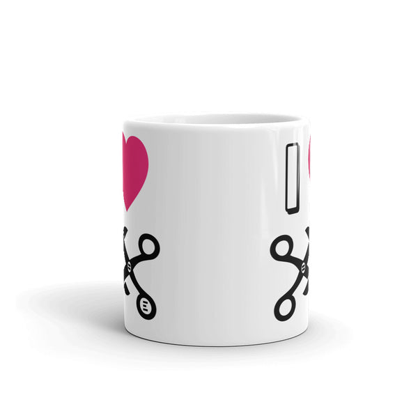I Heart Scissoring Mug