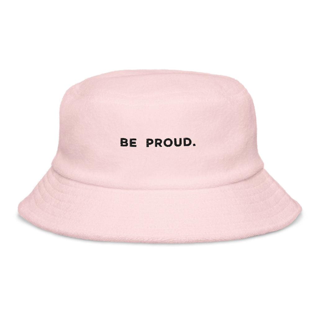 Be Proud Terry Cloth Bucket Hat