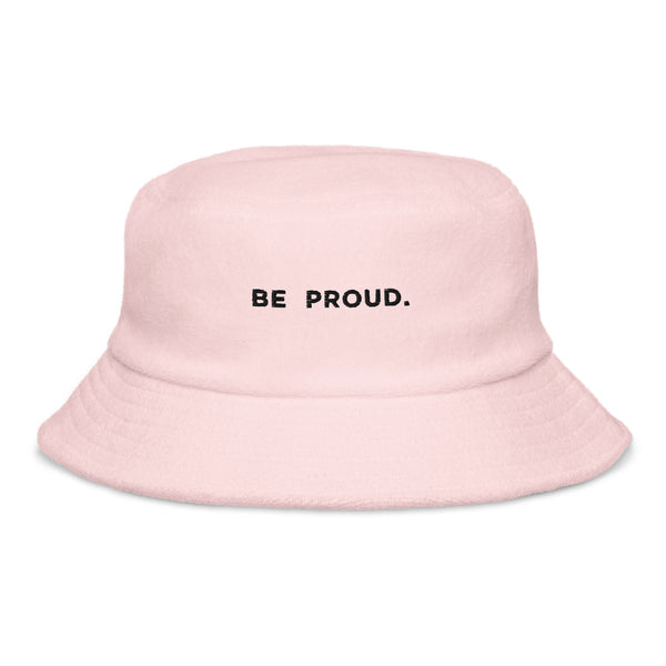 Be Proud Terry Cloth Bucket Hat