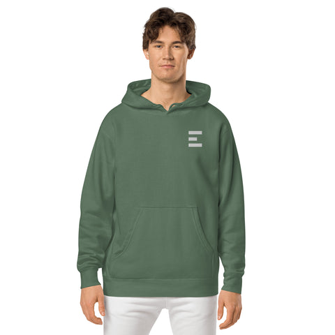 E Logo Pigment Hoodie