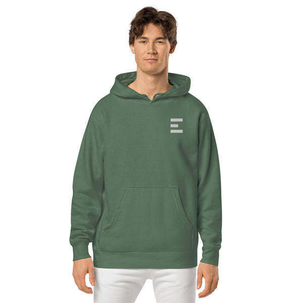 E Logo Pigment Hoodie