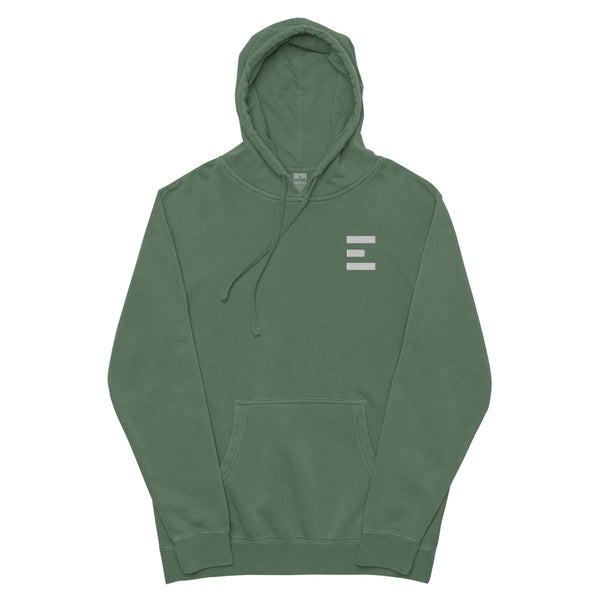 E Logo Pigment Hoodie