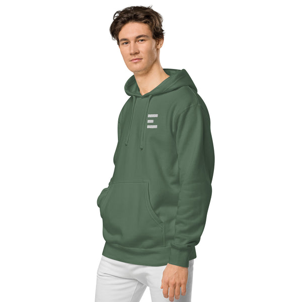 E Logo Pigment Hoodie