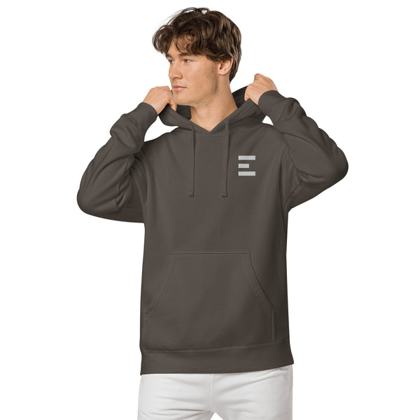 E Logo Pigment Hoodie