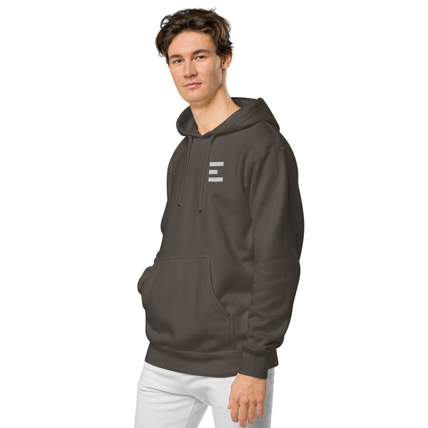 E Logo Pigment Hoodie