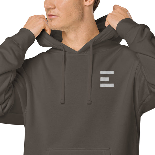 E Logo Pigment Hoodie