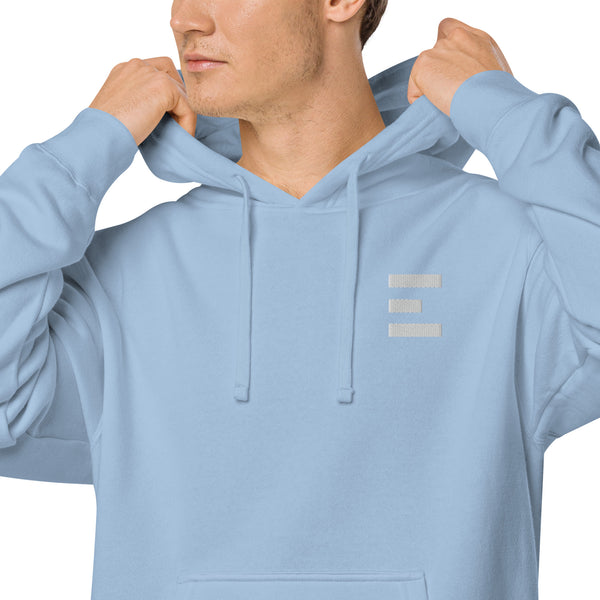 E Logo Pigment Hoodie