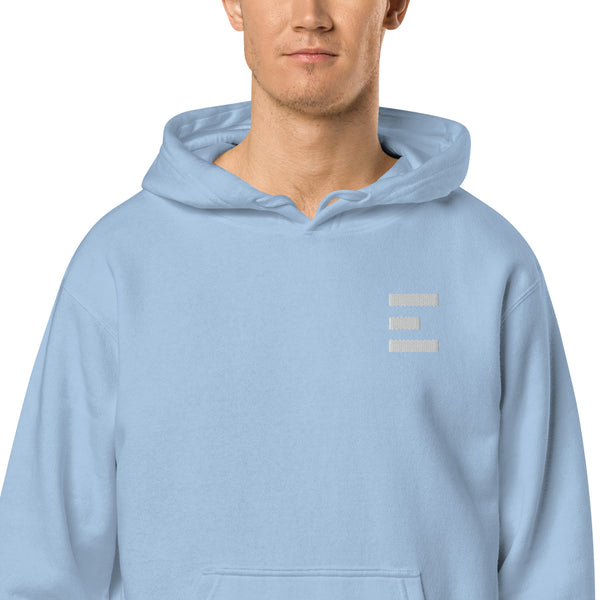 E Logo Pigment Hoodie