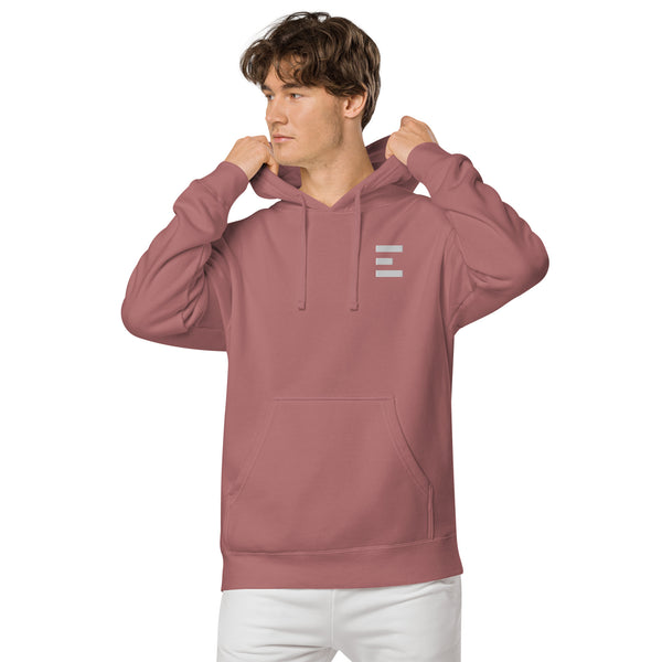 E Logo Pigment Hoodie
