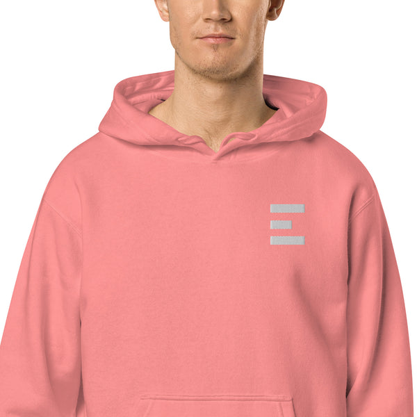 E Logo Pigment Hoodie