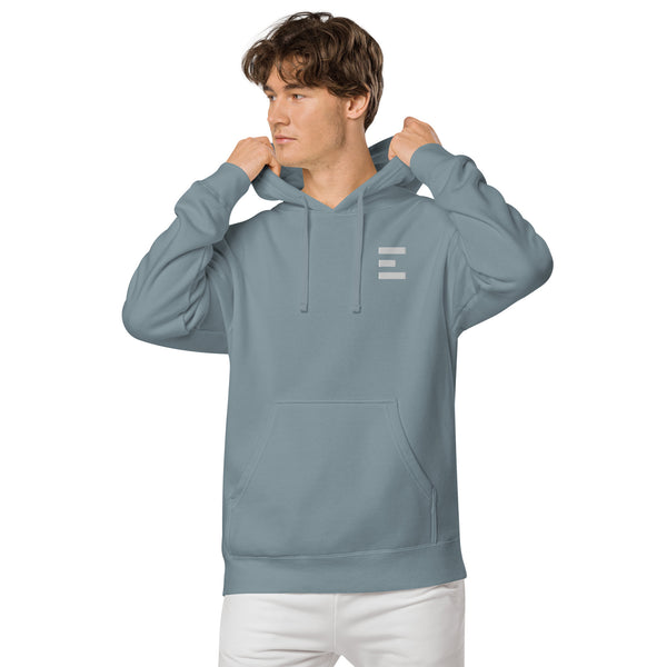 E Logo Pigment Hoodie