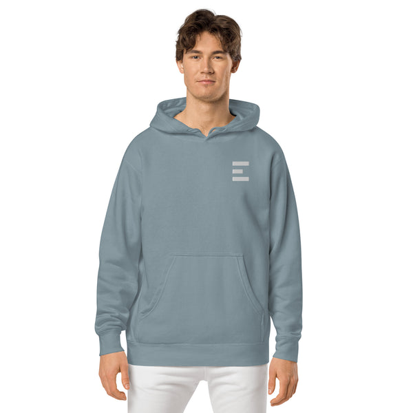 E Logo Pigment Hoodie