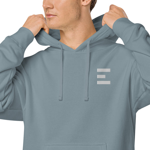 E Logo Pigment Hoodie