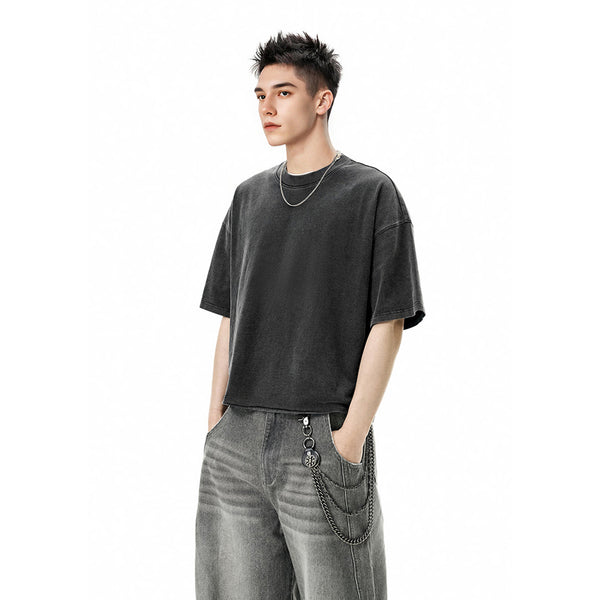 Exorcise This Pussy Cropped Washed Tee