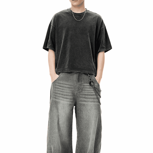 Exorcise This Pussy Cropped Washed Tee