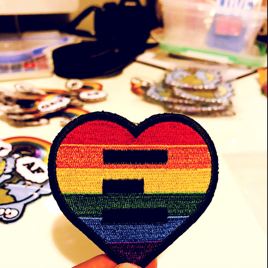 Equality Heart Logo Heart Patch