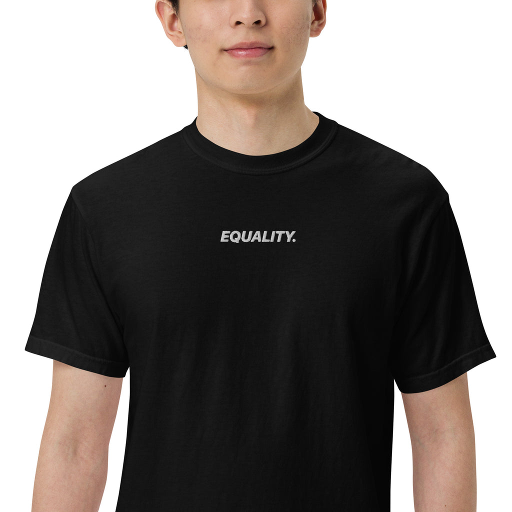 Equality Embroidered Pigment T-Shirt