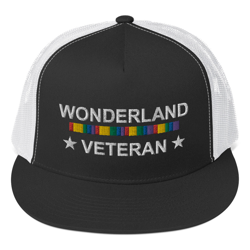 Wonderland Veteran Trucker Cap