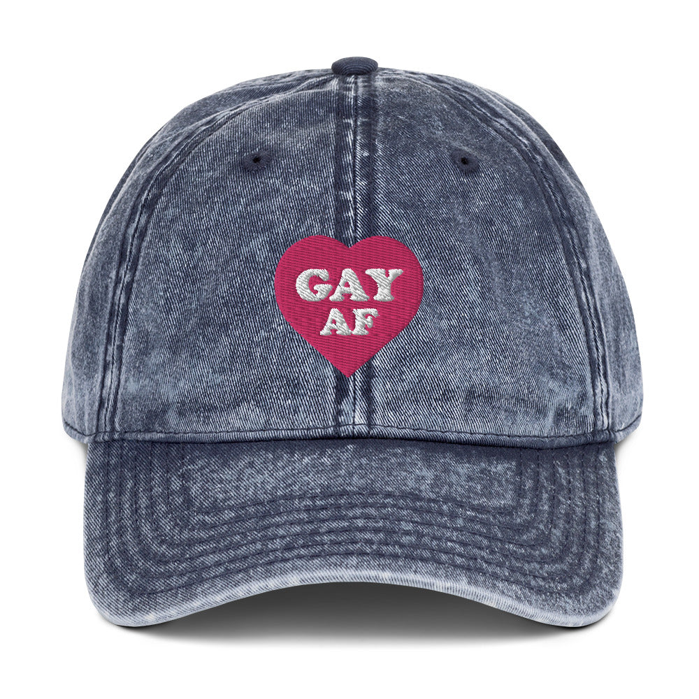 Gay AF Heart Cap