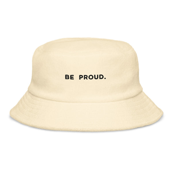 Be Proud Terry Cloth Bucket Hat
