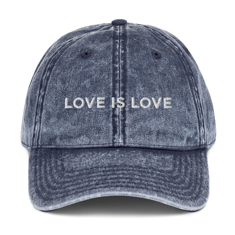 Love is Love Vintage Hat